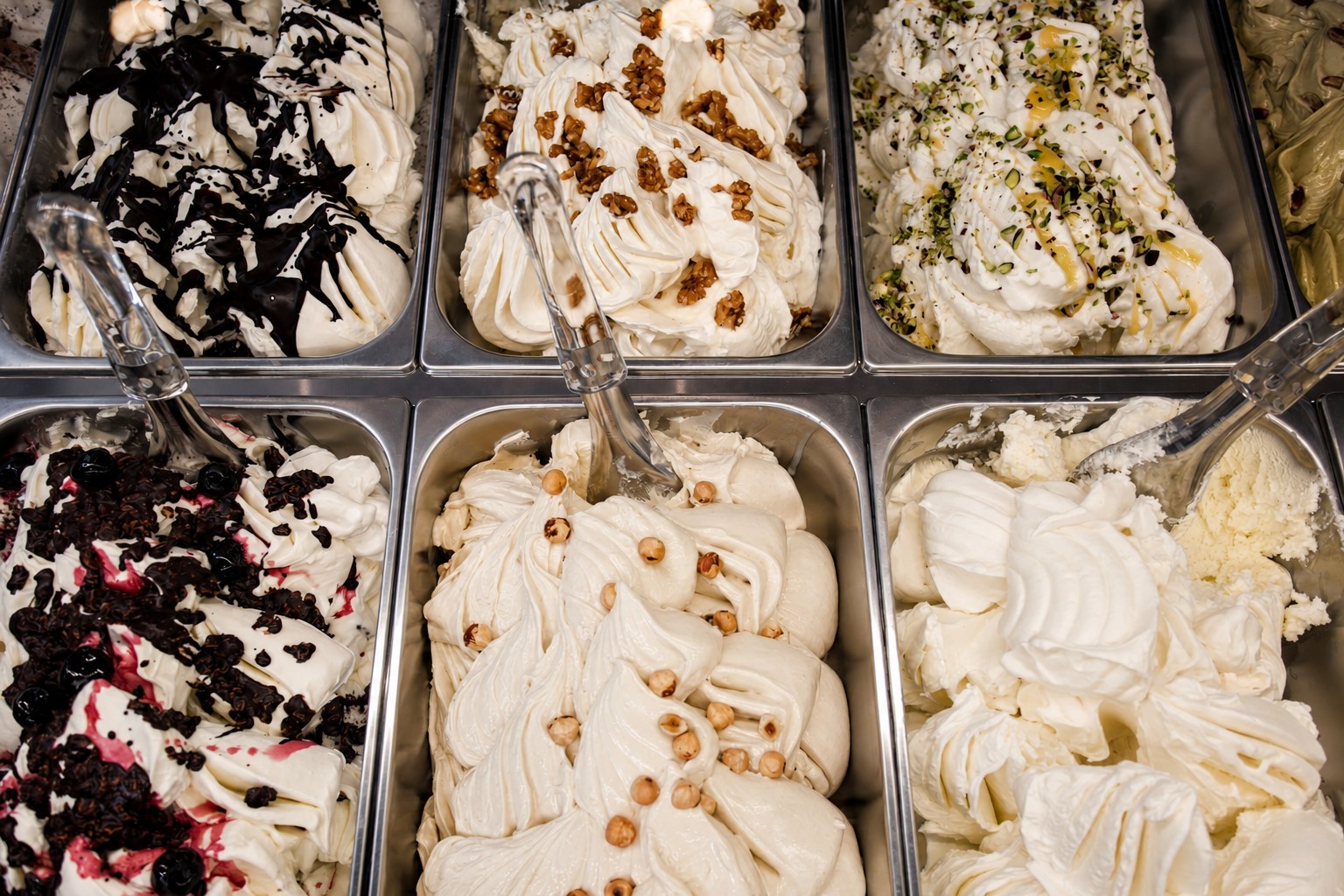 Terra Gelato, gusti